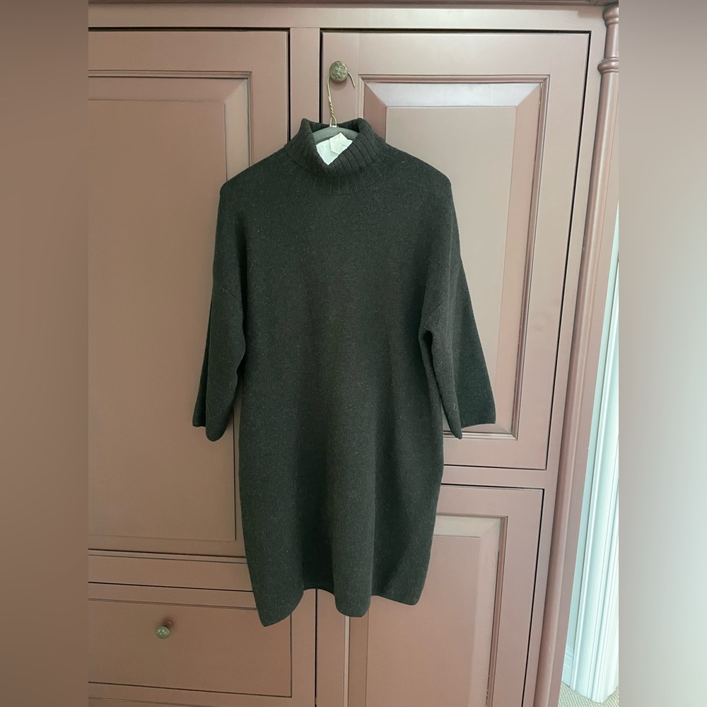 Pomander Place Charcoal Turtleneck Sweater Dress at Tuckernuck